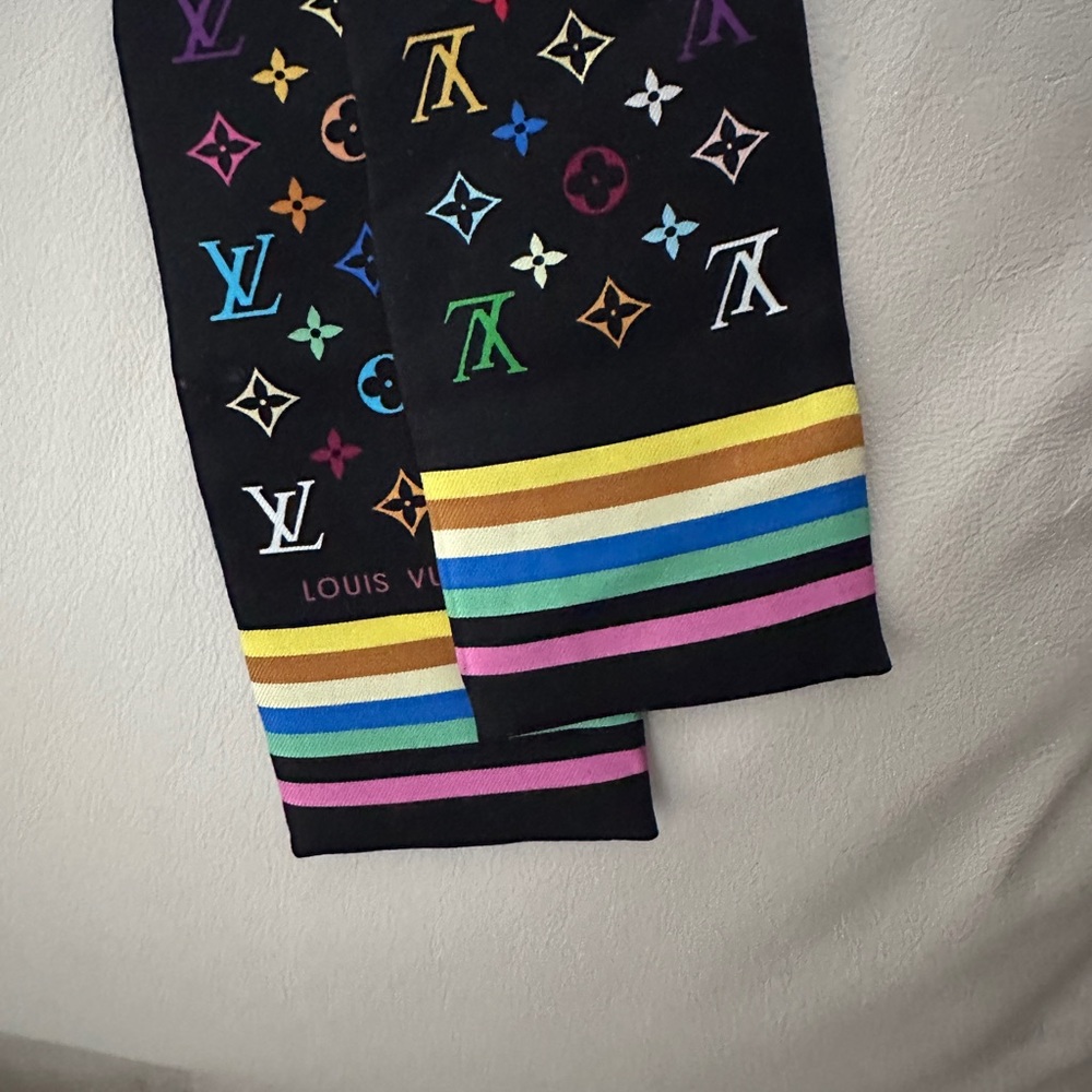 Louis. Vuitton multi-color scarf